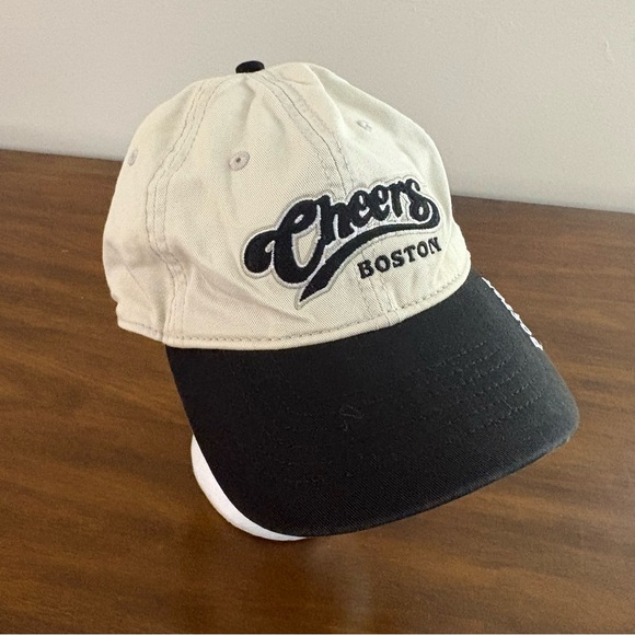 Cheers Boston Black and Cream Baseball Cap Men’s Hat - Picture 7 of 9